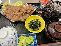 仙台牛ロースあみ焼定食