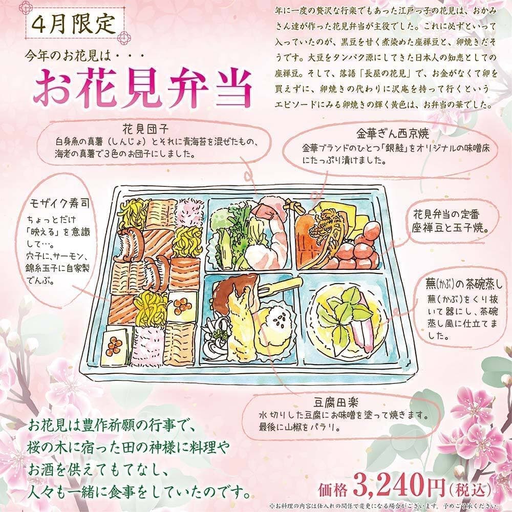 お花見弁当